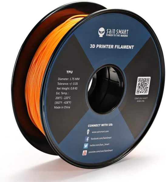 SainSmart Mango Mojito, Flexible TPU Filament 0.8kg/1.76lb