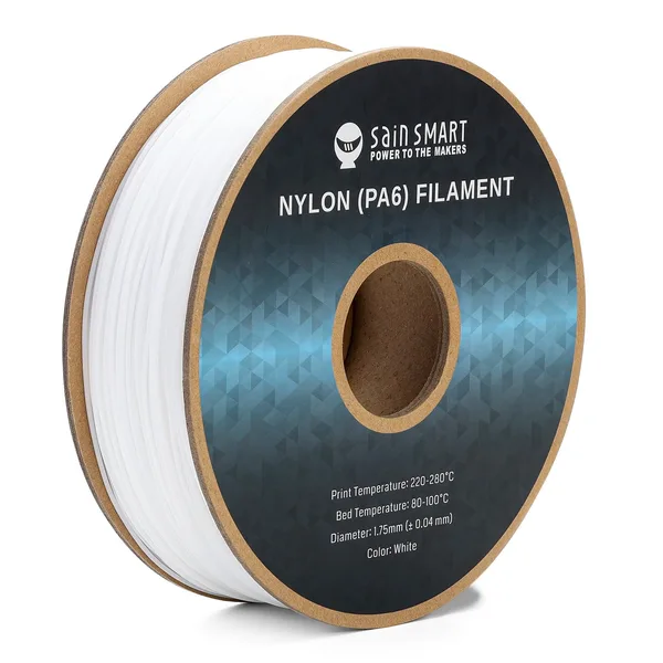 SainSmart PA6 Nylon Filament, 1kg, Accuracy +/-