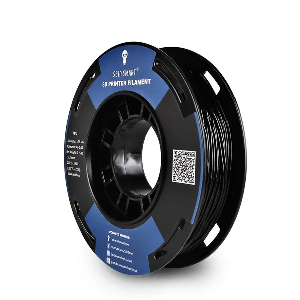 SainSmart Solid Colors Flexible TPU Filament 250g & 800g Black, White, Blue, Purple, Luster, Mango Mojito
