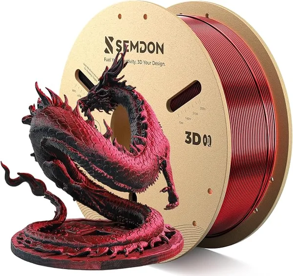 Semdon PLA Silk Red-Black