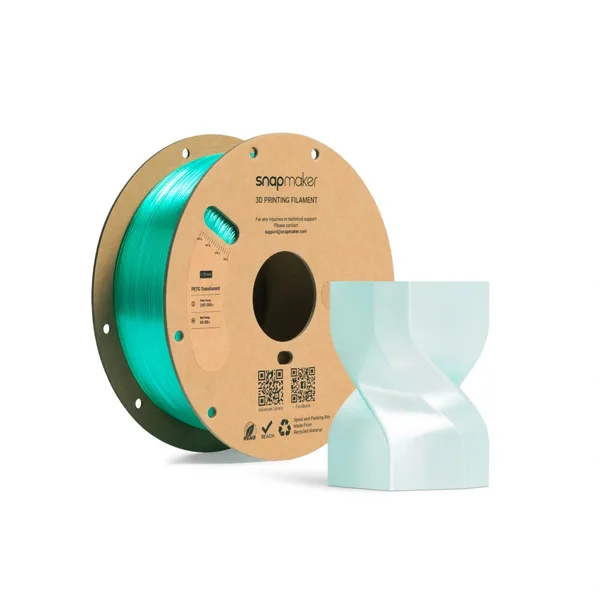 Snapmaker PETG Translucent Filament (RFID) - 1kg