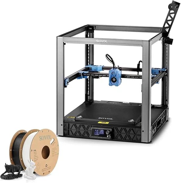 Sovol Sovol SV08 Core-XY 3D Printer and Sovol PLA 3D Printer Filament 2kg (4.4 lbs) Spool Printing Materials Black+White
