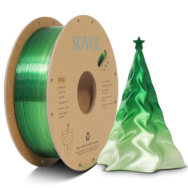 Sovol Sovol PETG 3D Filaments Gradient Green
