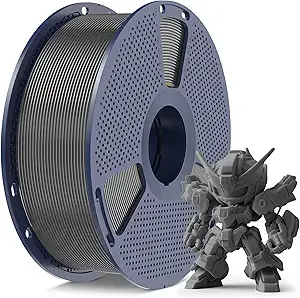 SUNLU SUNLU High Speed PLA Meta Filament, 1KG PLA 3D Printer Filament, Tougher Neatly Wound 3D Filament, Dimensional Accuracy +/-, Fits for Most FDM 3D Printers, 1KG Spool(2.2lbs), Grey