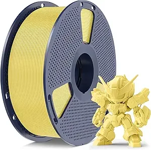 SUNLU SUNLU High Speed PLA Meta Filament,1KG PLA 3D Printer Filament,Tougher Neatly Wound 3D Filament,Dimensional Accuracy +/-,Fits for Most FDM 3D Printers,1KG Spool(2.2lbs),Lemon Yellow
