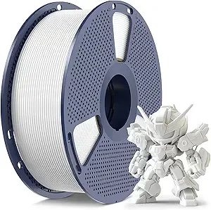 SUNLU SUNLU High Speed PLA Meta Filament, 1KG PLA 3D Printer Filament, Tougher Neatly Wound 3D Filament, Dimensional Accuracy +/-, Fits for Most FDM 3D Printers, 1KG Spool(2.2lbs), White