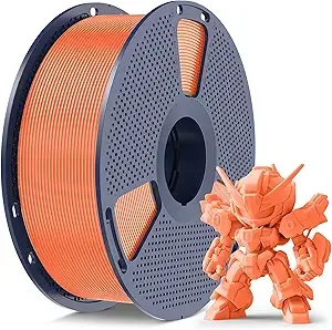 SUNLU SUNLU High Speed PLA Meta Filament, 1KG PLA 3D Printer Filament,Tougher Neatly Wound 3D Filament, Dimensional Accuracy +/-, Fits for Most FDM 3D Printers,1KG Spool(2.2lbs), Sunny Orange