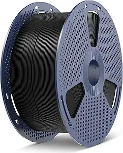SUNLU SUNLU 5KG PLA+2.0 3D Printer Filament, Large Spool(11lbs) PLA+ Filament, Tougher and Stronger, Dimensional Accuracy +/-, 5KG/1 Spool, PLA+ Black