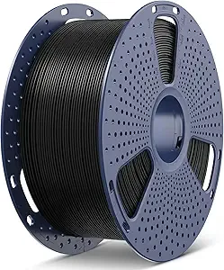 SUNLU SUNLU 3KG PLA+2.0 3D Printer Filament, Large Spool(6.6lbs) PLA+ Filament, Tougher and Stronger, Dimensional Accuracy +/-, 3KG/1 Spool, PLA+ Black