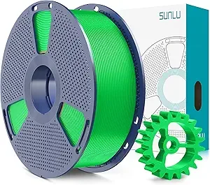 SUNLU SUNLU PLA+2.0 3D Printer Filament, Upgrade PLA+ Filament, Tougher and Stronger, Neatly Wound PLA Plus Filament, Dimensional Accuracy +/-, 1KG Spool(2.2lbs), Green