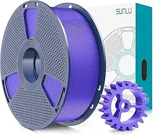 SUNLU SUNLU PLA+2.0 3D Printer Filament, Upgrade PLA+ Filament, Tougher and Stronger, Neatly Wound Filament, Dimensional Accuracy +/-, 1KG Spool(2.2lbs), Lavender Purple