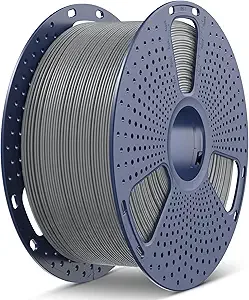 SUNLU SUNLU 3KG PLA+2.0 3D Printer Filament, Large Spool PLA+ Filament, Tougher and Stronger, Dimensional Accuracy +/-, 3KG(6.6lbs)/1 Spool, Grey