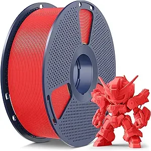 SUNLU SUNLU High Speed PLA Meta Filament, 1KG PLA 3D Printer Filament, Tougher Neatly Wound 3D Filament, Dimensional Accuracy +/-, Fits for Most FDM 3D Printers, 1KG Spool(2.2lbs), Red