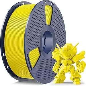 SUNLU SUNLU High Speed PLA Meta Filament, 1KG PLA 3D Printer Filament, Tougher Neatly Wound 3D Filament, Dimensional Accuracy +/-, Fits for Most FDM 3D Printers, 1KG Spool(2.2lbs), Yellow