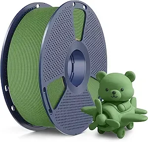 SUNLU SUNLU High Speed Matte PLA Filament, Up to/s Fast 3D Printer Filament, Smooth Matte PLA Filament Fits Most FDM 3D Printers, 1KG Reusable Spool, Matte Olive Green
