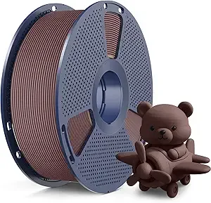 SUNLU SUNLU High Speed Matte PLA Filament, Up to/s Fast 3D Printer Filament, Smooth Matte PLA Filament Fits Most FDM 3D Printers, 1KG Reusable Spool, Matte Chocolate
