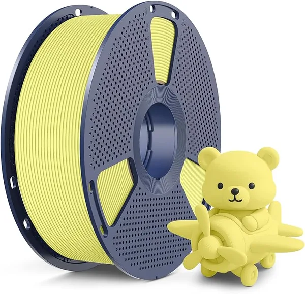 SUNLU SUNLU High Speed Matte PLA 3D Printer Filament 1KG, Lemon Yellow