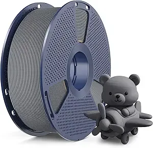 SUNLU SUNLU High Speed Matte PLA Filament, Up to/s Fast 3D Printer Filament, Smooth Matte PLA Filament Fits Most FDM 3D Printers, 1KG Reusable Spool, Matte Grey