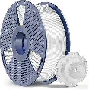 SUNLU SUNLU PETG Filament, High Strength PETG 3D Printer Filament, Dimensional Accuracy +/-, 1KG (2.2lbs), Clarity & Gloss, Transparent