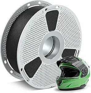 SUNLU SUNLU PC-ABS Hybrid 3D Filament - High-Strength, Industrial-Grade Material, Paintable & Plate-Ready Finish, Heat-Resistant Spool, ± Accuracy,Fits Most FDM Printers,1KG (Black)