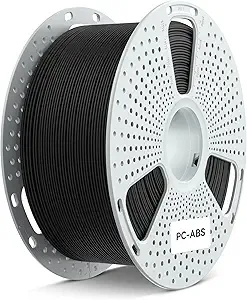 SUNLU SUNLU PC-ABS Hybrid 3D Filament - High-Strength, Industrial-Grade Material, Paintable & Plate-Ready Finish, Big Roll Filament, 2.7kg Spool(5.95 lbs), Black
