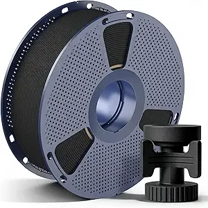 SUNLU SUNLU Carbon Fiber PETG Filament - 10% Carbon Fiber Reinforced for Enhanced Strength, Stiffness & Heat Resistance, Industrial-Grade Matte Black,Fits Most FDM Printers,1KG (Black)