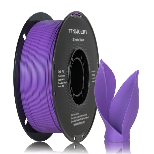 TinMorry Rapid PLA  3D Printer Filament, 1 KG,  Grape Purple