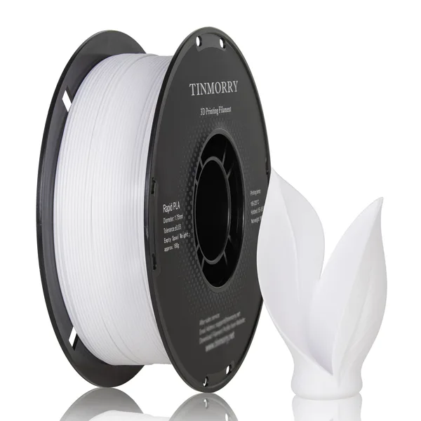 TinMorry Rapid PLA  3D Printer Filament, 1 KG,  Cold White