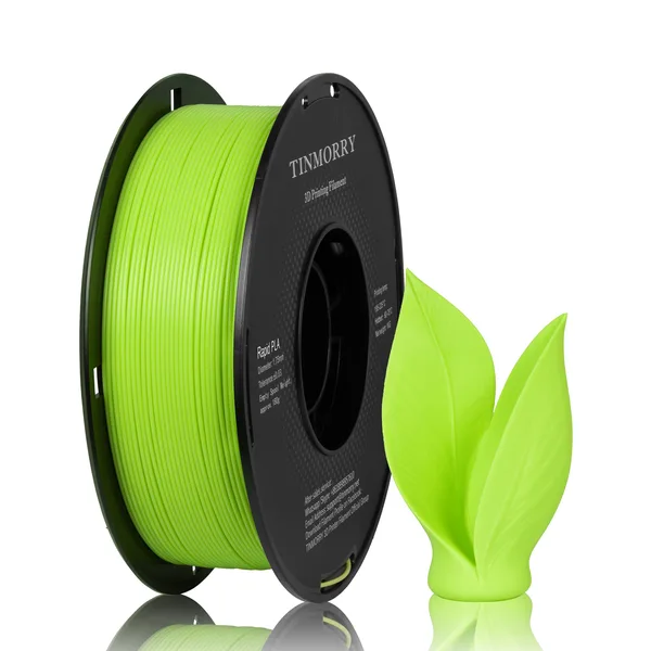 TinMorry Rapid PLA  3D Printer Filament, 1 KG,  Apple Green