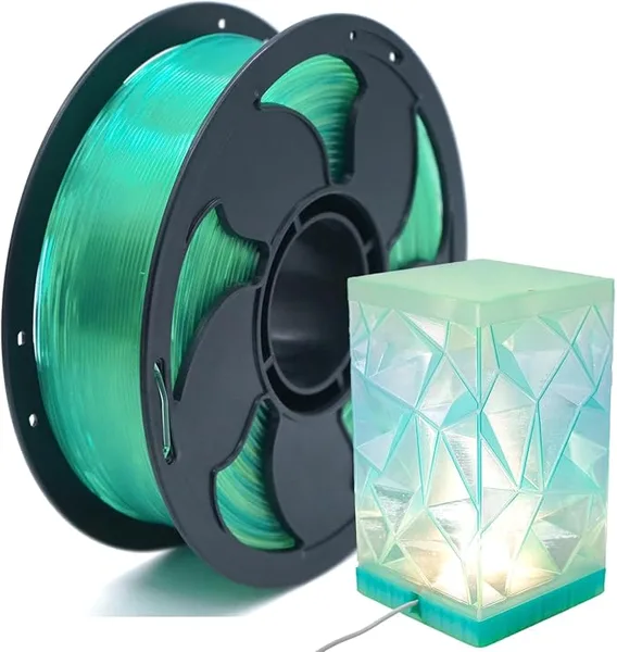 Toksen 3D PLA Translucent Blue Green