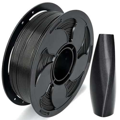 Toksen 3D Black with Glitter PLA Basic 1kg/s Fast 3D Printer Filament