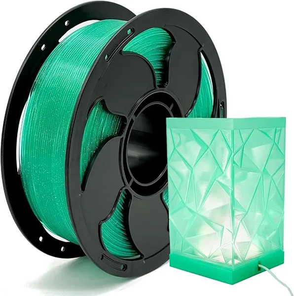 Toksen 3D PLA High Speed Transparent Cyan