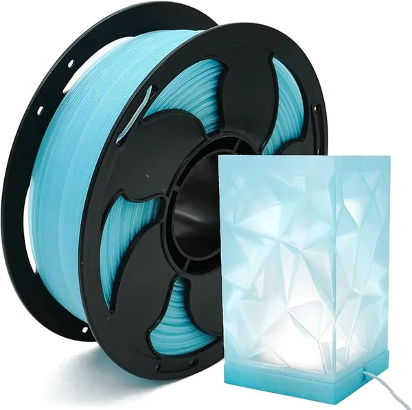 Toksen 3D PLA High Speed Transparent Sky Blue