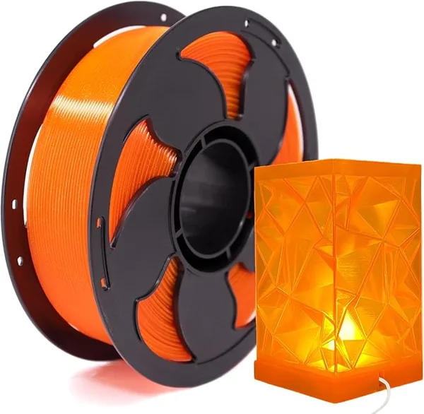 Toksen 3D PLA High Speed Transparent Orange