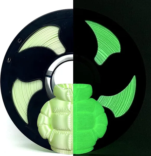 Toksen 3D PLA Green Glow in the Dark