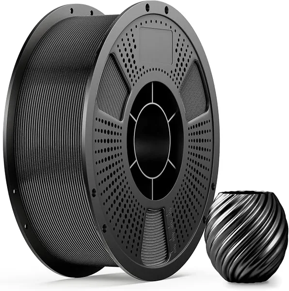 uJoyBio 3D Filament, Metallic PLA+, 1kg Iron Black, High Speed, Tough & Rigid/s Accuracy, Environmentally Friendly