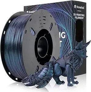 VOXEL VOXELAB 3D Printer Filament - Color Changeable PLA, Burnt Titanium, Chameleon PLA 1kg (2.2lbs) - Dimensional Accuracy +/-