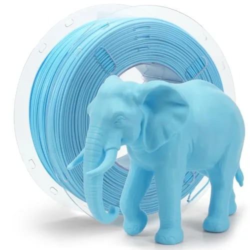 VOXEL VOXELAB HS PLA+ Filament, High Speed PLA Plus 3D Printer Filament, 1kg (2.2lbs) for Most FDM 3D Printers, Enhanced Toughness & Smooth Printing, Superior Layer Adhesion(Ice Blue)