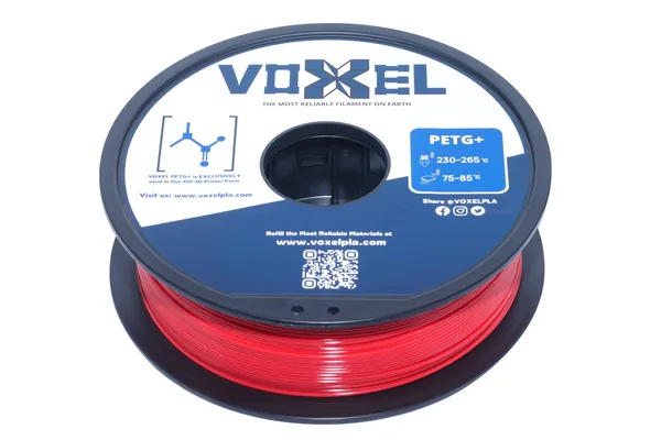 VOXEL VOXELPETG+ HS (Pro) Red Filament (1kg / 3kg) (PETG+)