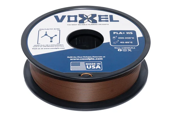 VOXEL VOXELPLA PLA+ HS (Pro) Dark Brown Filament (1kg)