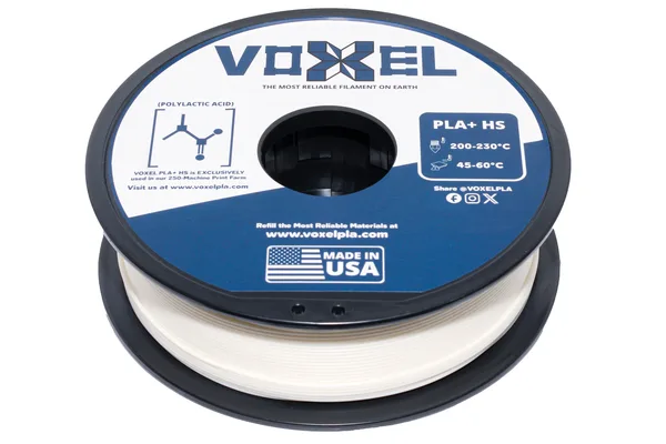 VOXEL VOXELPLA PLA+ HS (Pro) Eggshell White Filament (1kg)