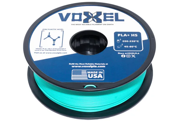 VOXEL VOXELPLA PLA+ HS (Pro) Turquoise Filament (1kg)