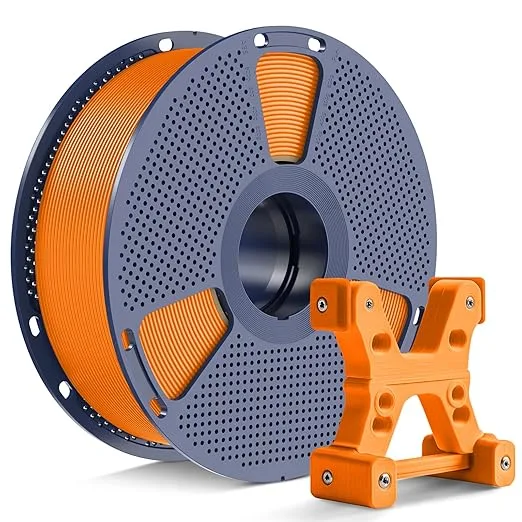 Yoopai PETG Filament, Ultra Tough, Heat Optimized, Odorless, 1kg(2.2lbs) SUNLU PETG 3D Printer Filament, Dimensional Accuracy +/-, Orange