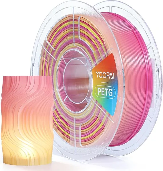 Yoopai PETG Transparent Pink-Yellow Gradient