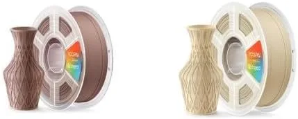 Yoopai Matte PLA+ Earth Brown Filament & Matte PLA+ Wood Brown Filament