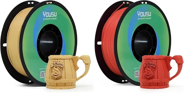 Yousu YOUSU Matte PLA Light Brown and Brick 1KG