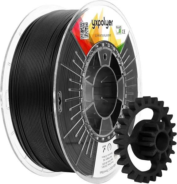 YXPOLYER YXPOLYER ABS ESD Safe 3D Printing Filament 1kg Electrostatic Discharge Anti-Static ABS Engineering Industrial-Grade Filament for Electronics Industry with Heat-Resistant PC Spool