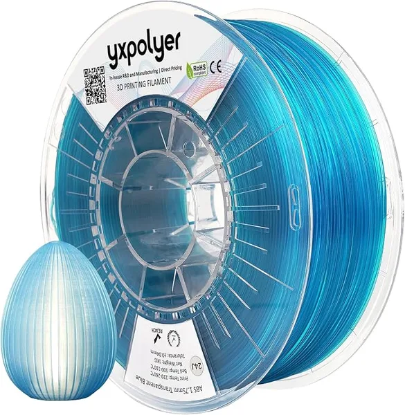 YXPOLYER ABS+ Transparent Blue