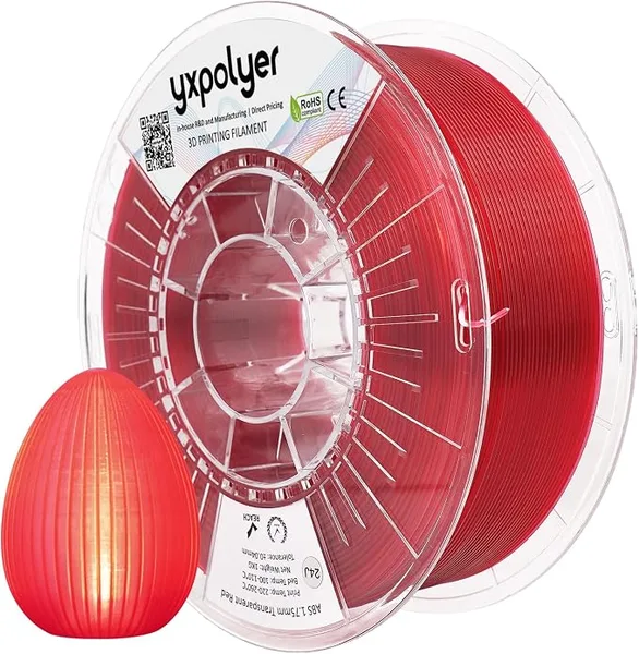 YXPOLYER ABS+ Transparent Red