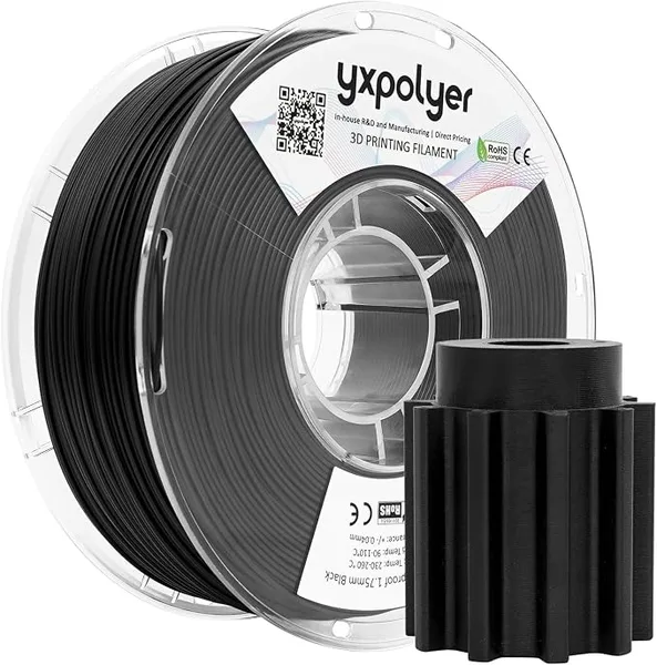 YXPOLYER yxpolyer ABS Filament Flame Retardant UL94 V0 Fireproof FR-ABS 1kg Modified Fire Resistant 3D Printing Filament AMS-Compatible Engineering Grade